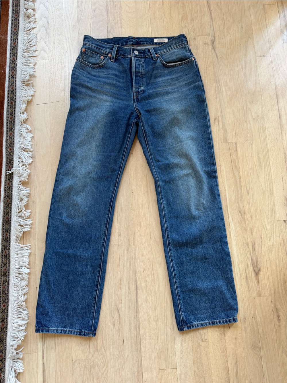 Levi's Selvedge 501 90’s Straight-Leg Jeans